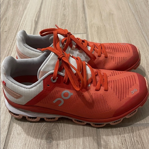 On Running Shoes - On Running Women’s CloudSurfer Running Shoes Rust/Rose Sz 7.5